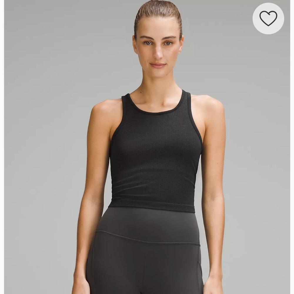 Lululemon Ebb to Street Cropped Racerback Tank Top